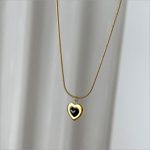 Titanium Steel No Fading Simple Gold Necklace