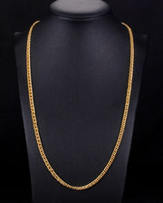 Popular men's jewelry 18K gold necklace bracelet set